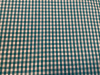 Aqua white gingham check 1/8 inch check